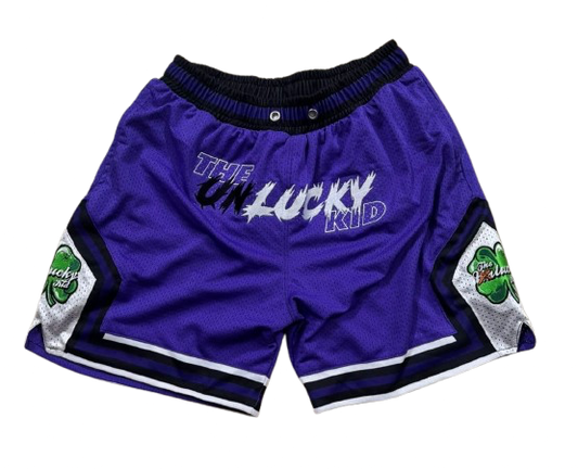 Concord purple mesh shorts