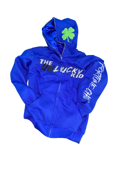 The Un(Lucky)Kid Royal Blue Full Zip